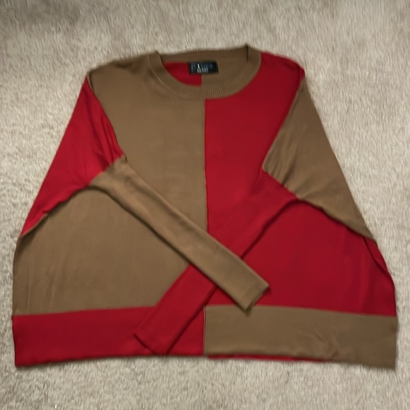 NWOT P LUCA COLOR BLOCK SWEATER ONE SIZE FITS ALL - Picture 4 of 7